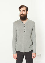 Load image into Gallery viewer, Garbo Henley in Grey